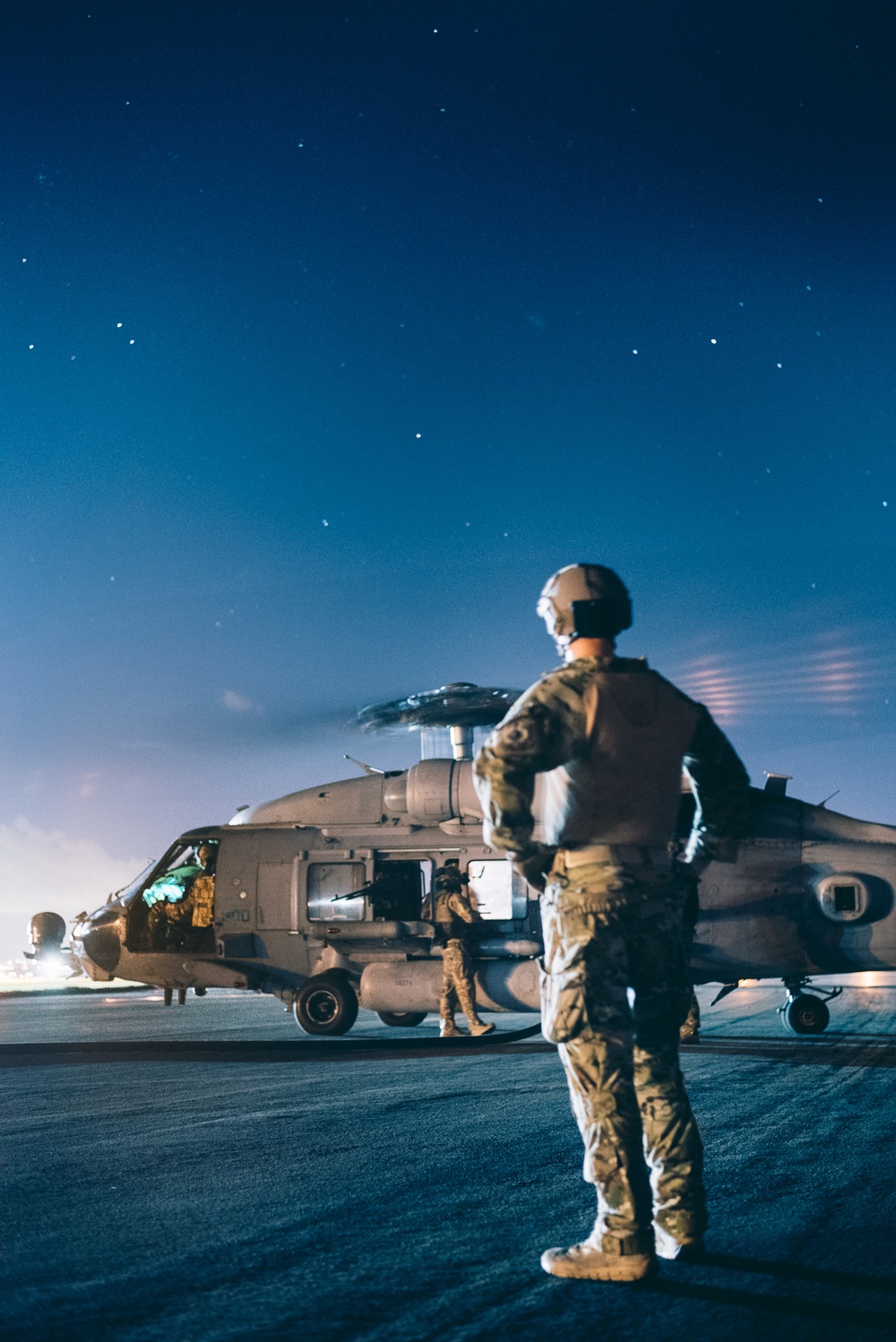Anywhere; Any Time: Kadena FARP Team conducts nighttime refueling training