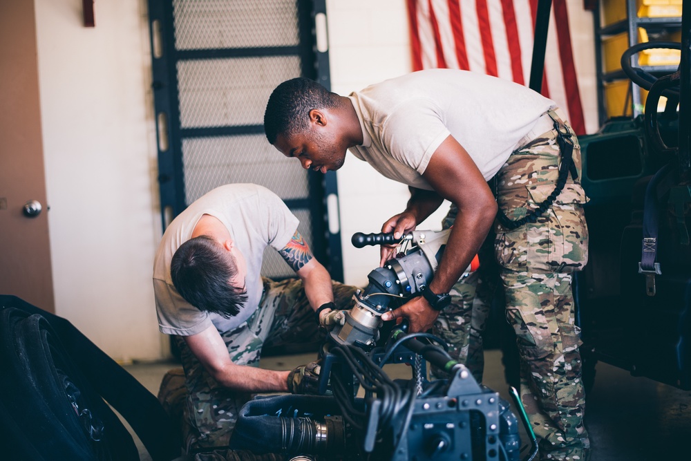 Anywhere; Any Time: Kadena FARP Team conducts nighttime refueling training