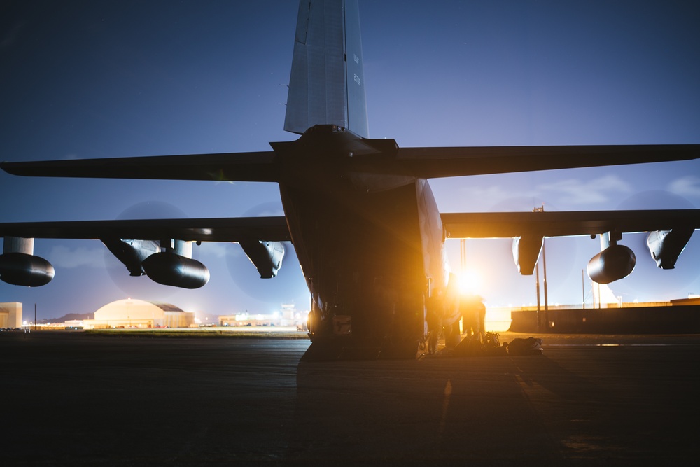 Anywhere; Any Time: Kadena FARP Team conducts nighttime refueling training