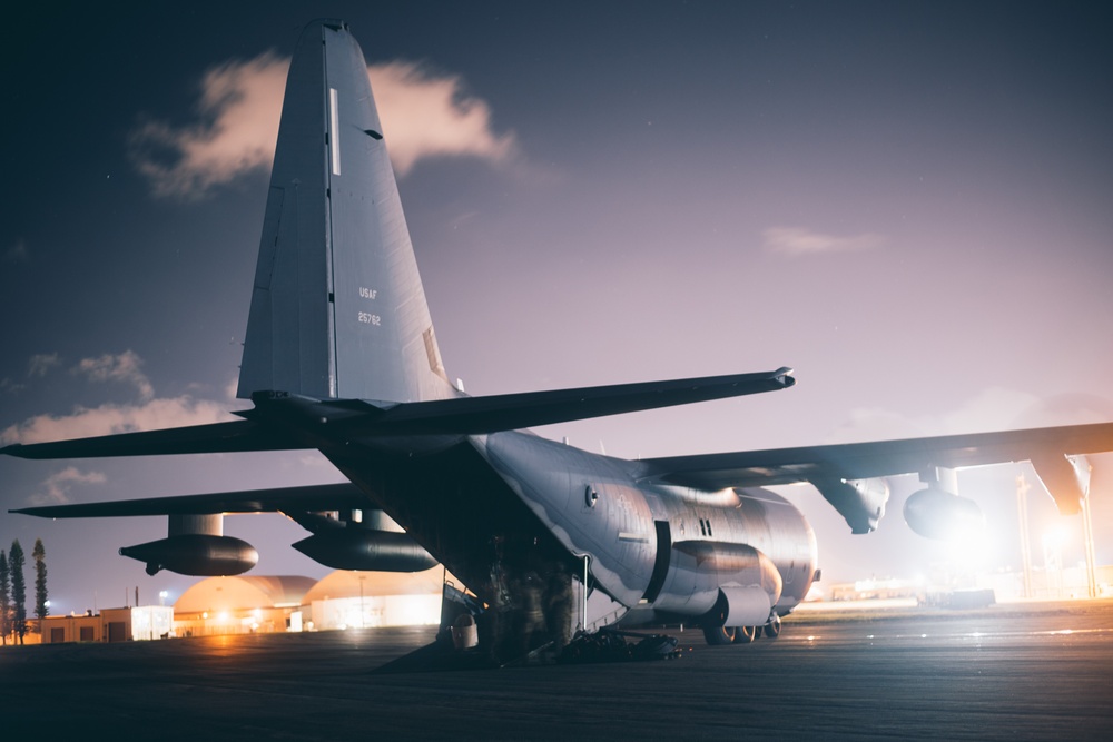 Anywhere; Any Time: Kadena FARP Team conducts nighttime refueling training