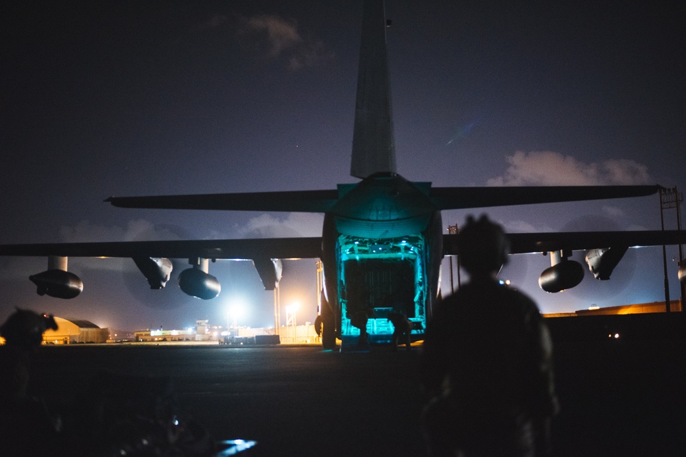 Anywhere; Any Time: Kadena FARP Team conducts nighttime refueling training