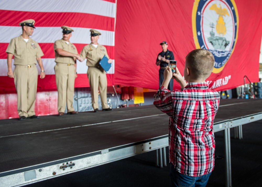 Stennis Holds Master Chief Frocking Ceremony