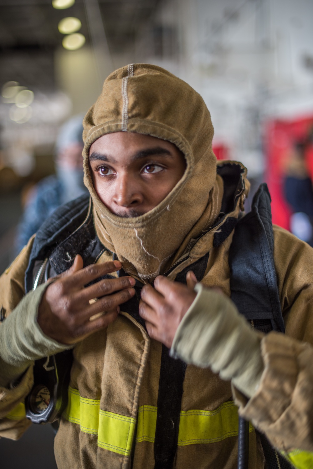 Stennis Sailors Participate in a General Quarters Drill