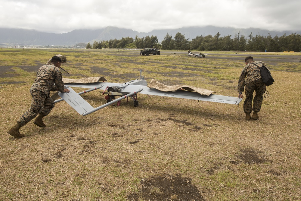 Systems all green: VMU-3 performs maintenance on UAS