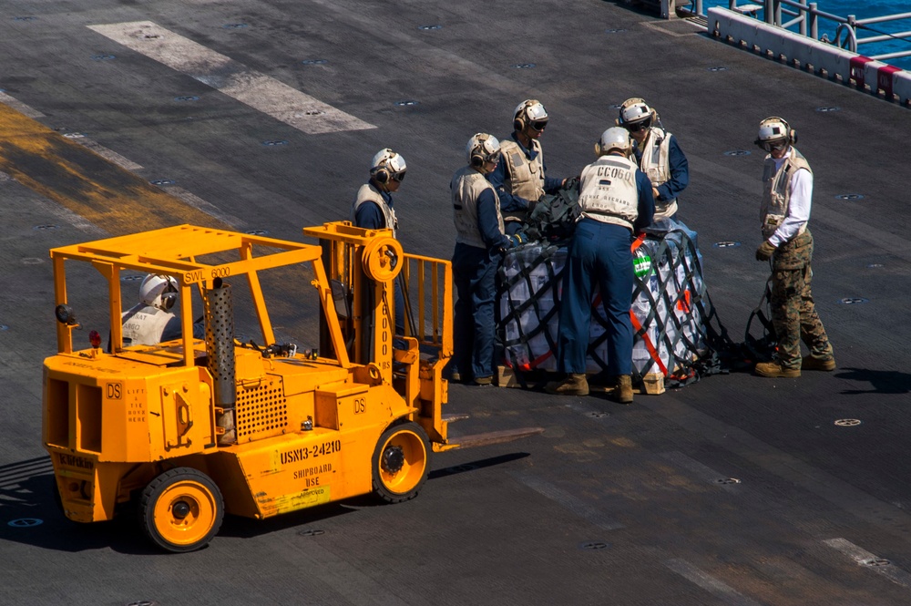 Bonhomme Richard Replenishment-at-sea