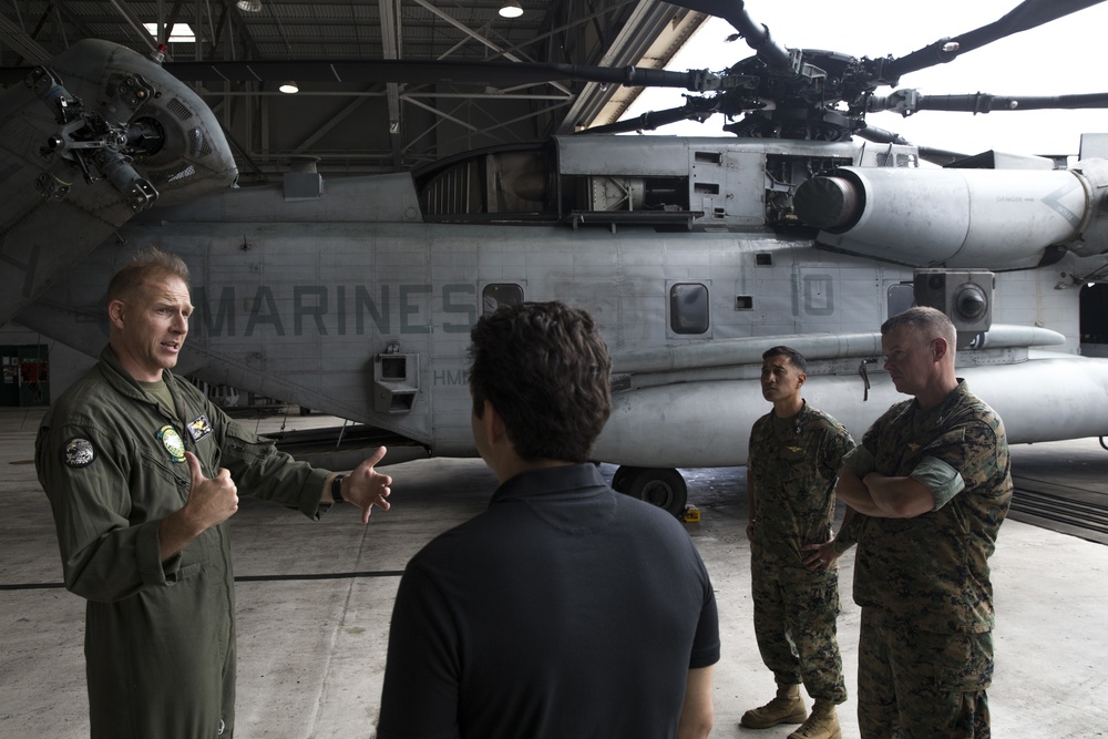 Senator Schatz Visits Marine Corps Base Hawaii