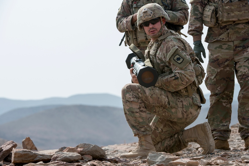 CJTF-HOA Soldiers of the month offered special AT4 live fire training