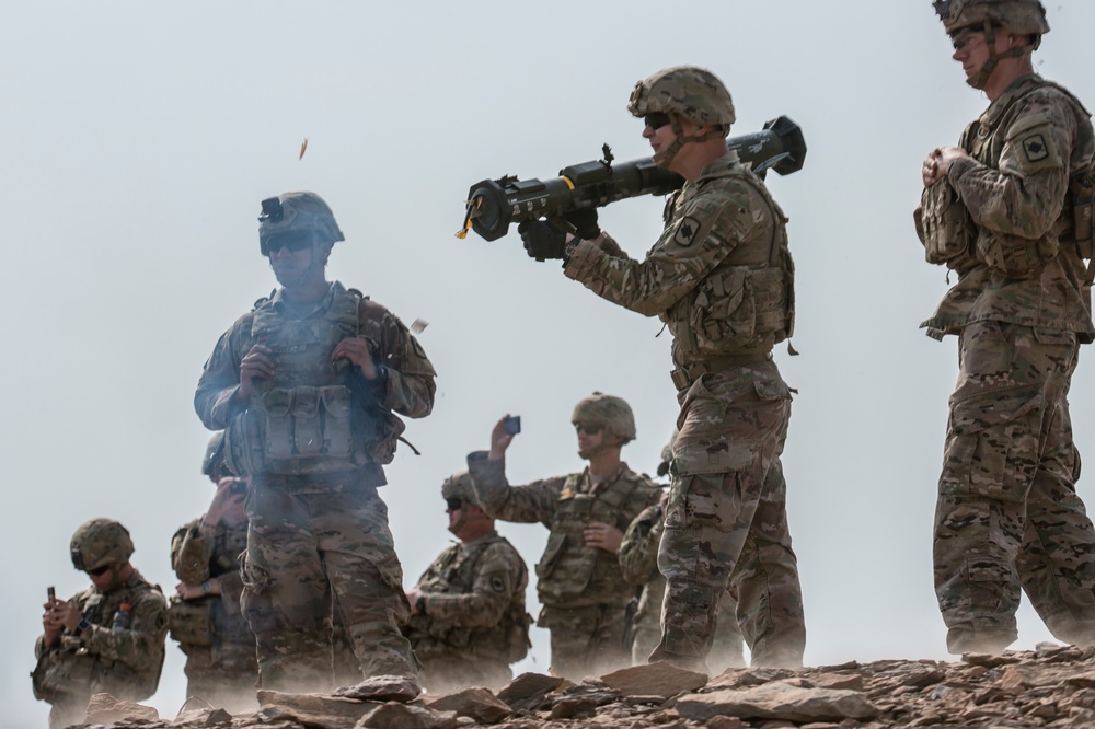 CJTF-HOA Soldiers of the month offered special AT4 live fire training