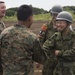 U.S. Marines greet Japanese Ground Self-Defense Force