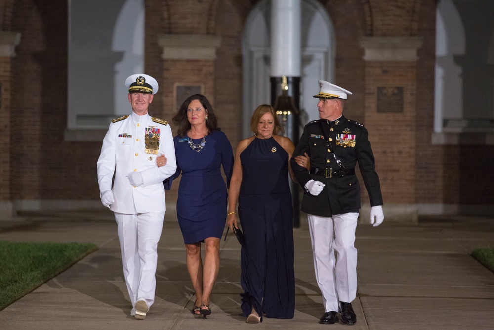 Marine Barracks Washington Sunset Parade August 18, 2017