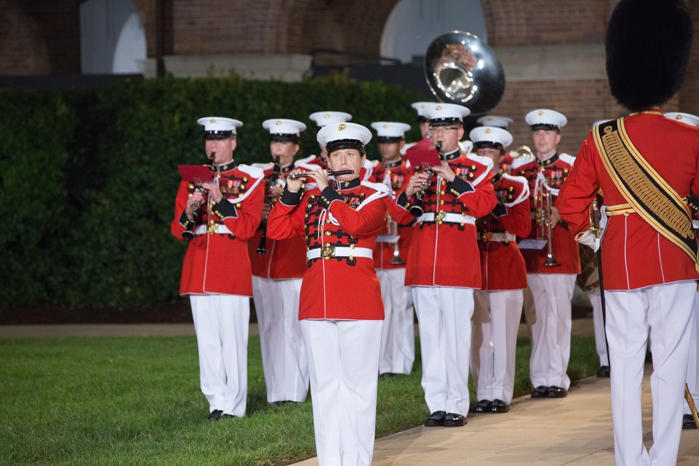 Marine Barracks Washington Sunset Parade August 18, 2017