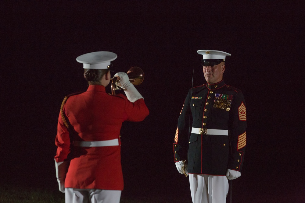 Marine Barracks Washington Sunset Parade August 18, 2017