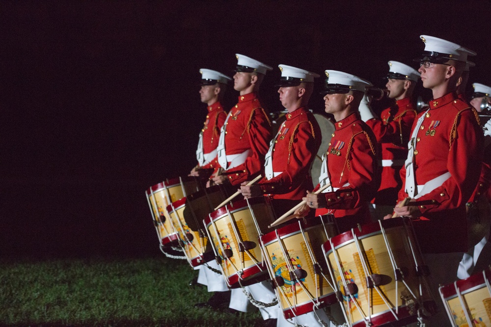 Marine Barracks Washington Sunset Parade August 18, 2017