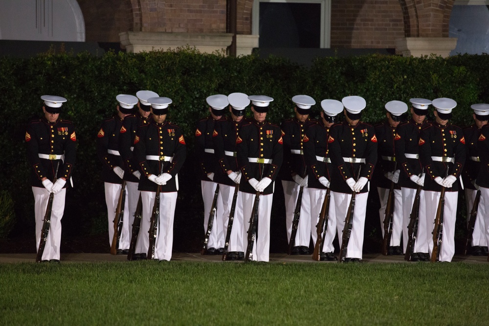 Marine Barracks Washington Sunset Parade August 18, 2017