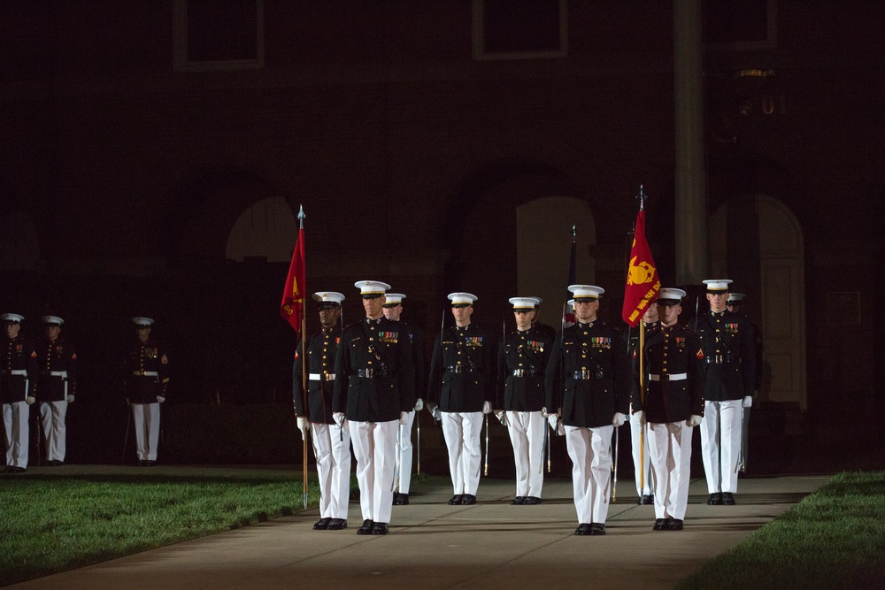 Marine Barracks Washington Sunset Parade August 18, 2017