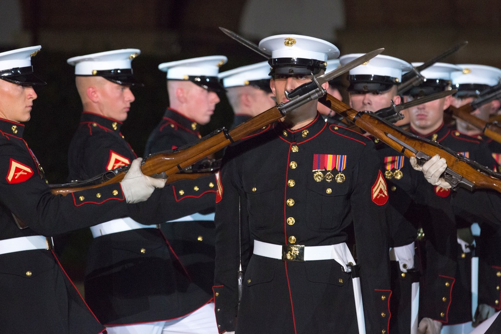 Marine Barracks Washington Sunset Parade August 18, 2017