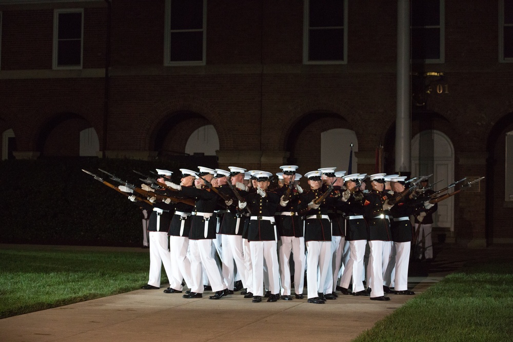 Marine Barracks Washington Sunset Parade August 18, 2017