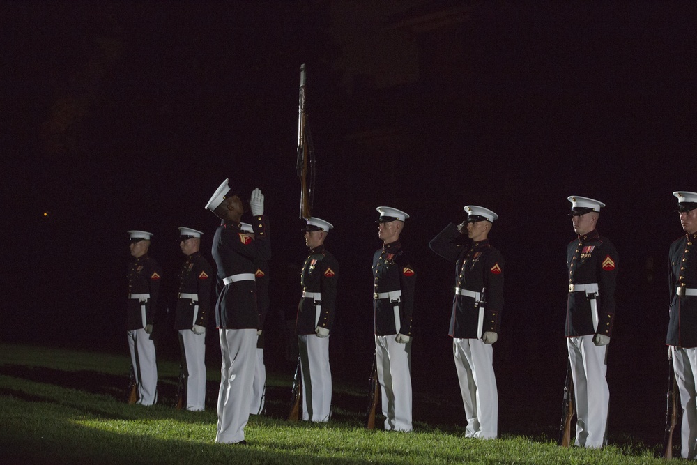 Marine Barracks Washington Sunset Parade August 18, 2017