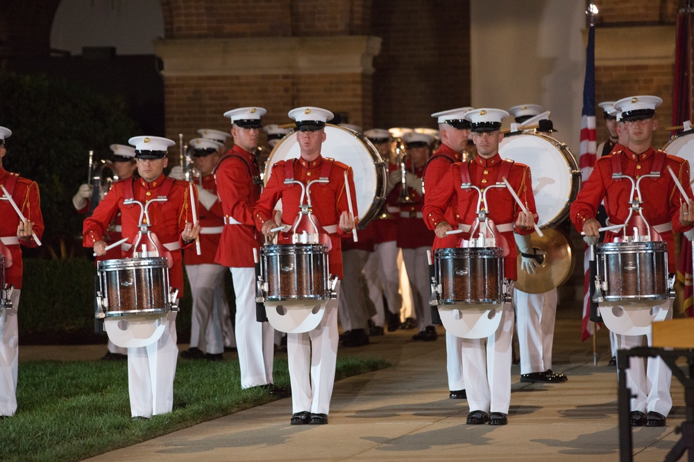 Marine Barracks Washington Sunset Parade August 18, 2017