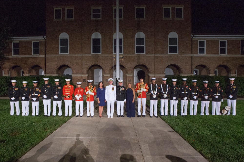 Marine Barracks Washington Sunset Parade August 18, 2017