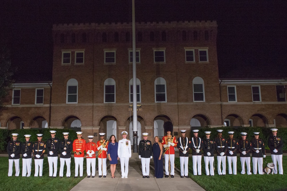 Marine Barracks Washington Sunset Parade August 18, 2017