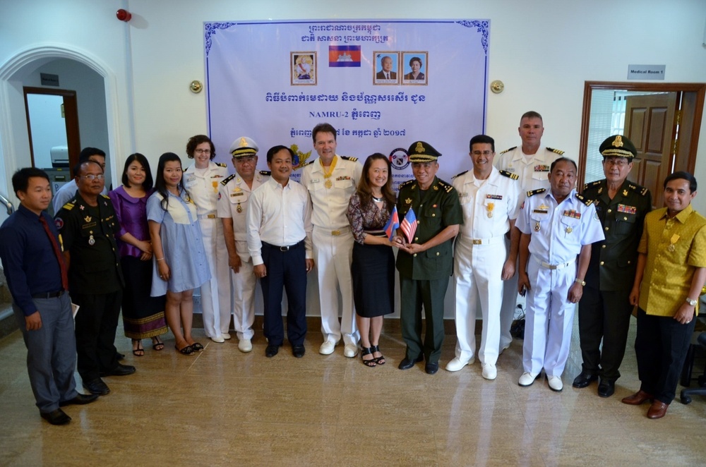 Navy Medical Research Lab in Cambodia Receives Award for Supporting Public Health