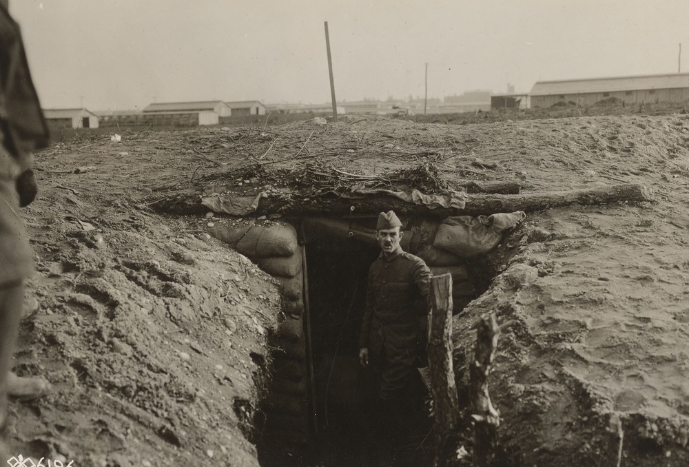 Training Trench at Camp Upton, N.Y., 1917