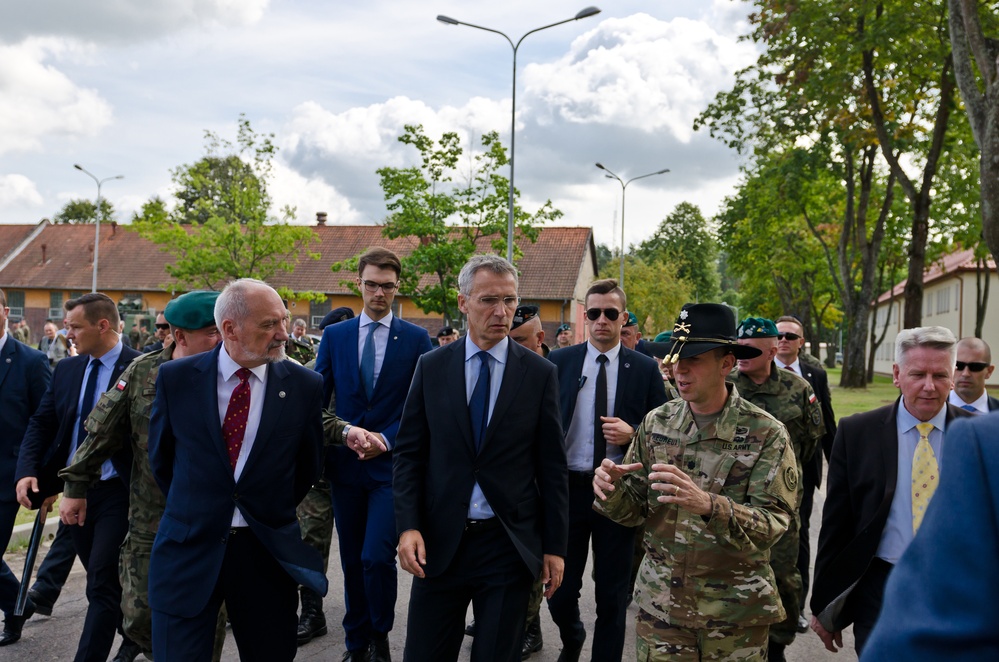 NATO Secretary General visits Battle Group Poland