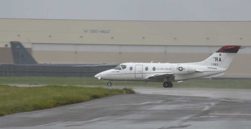 T-1As relocated from Texas to Oklahoma to escape Hurricane Harvey