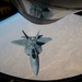 KC-135s support F-22 mission