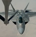 KC-135s support F-22 mission