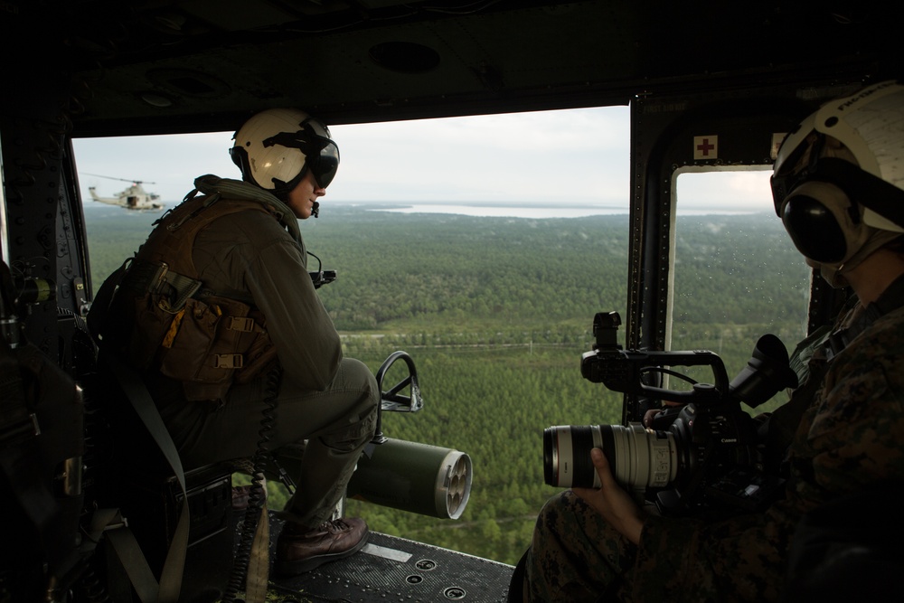 26th MEU Marines dominate air and land during aerial sniper training