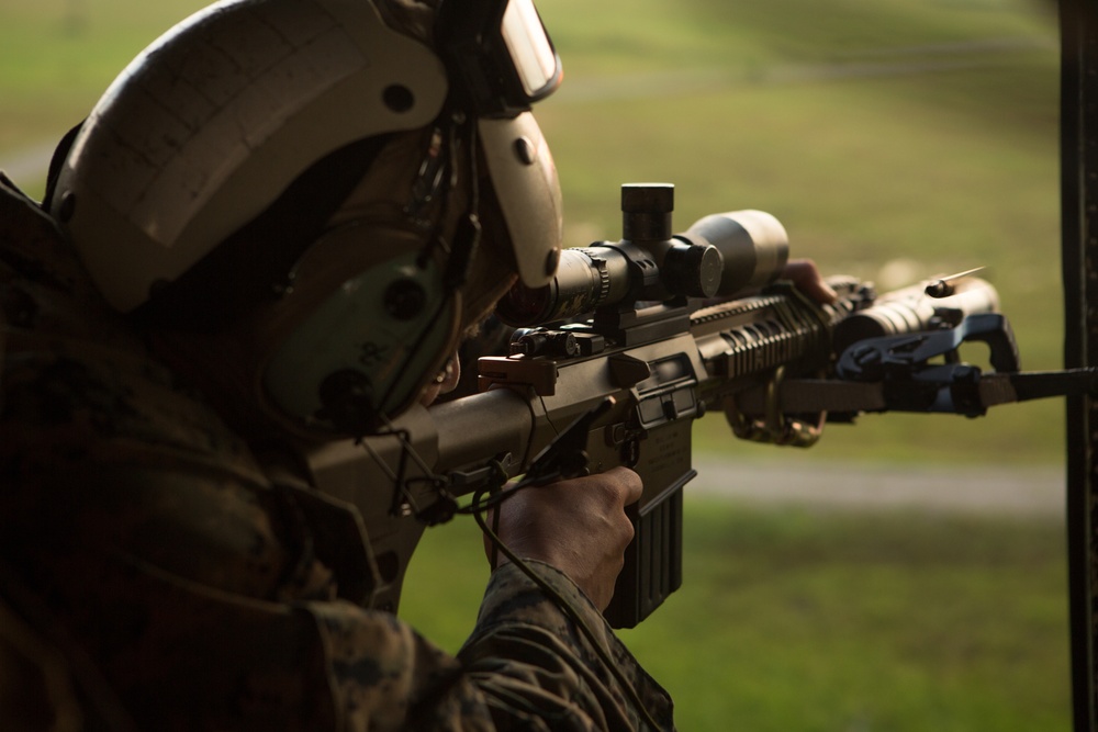 26th MEU Marines dominate air and land during aerial sniper training