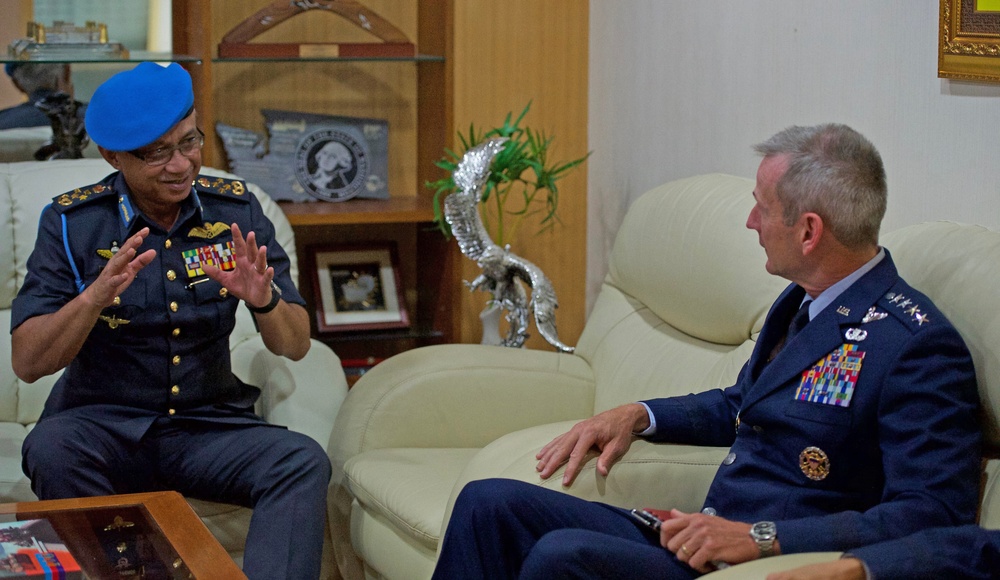 PACAF commander meets with leaders in Malaysia
