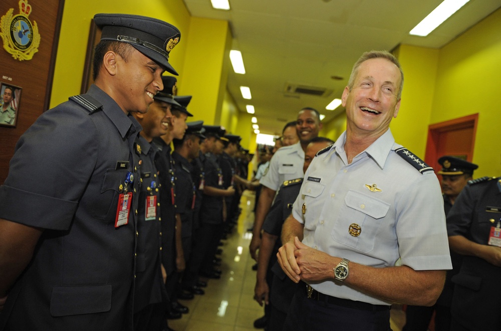 PACAF commander meets with leaders in Malaysia