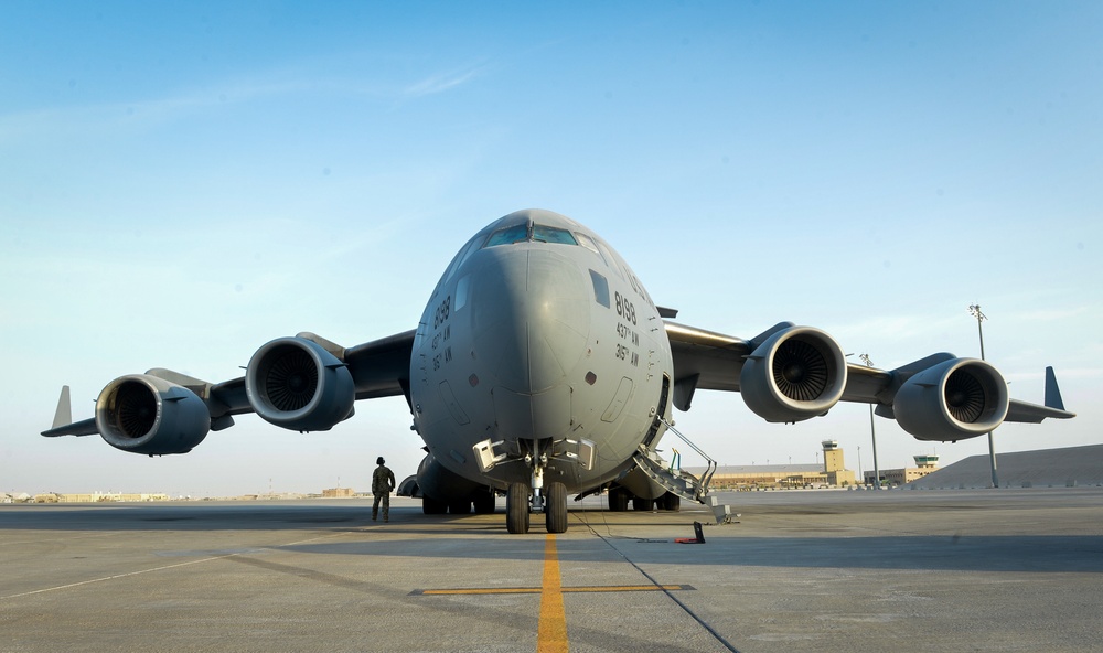 C-17 EAS supports Afghanistan cargo movement