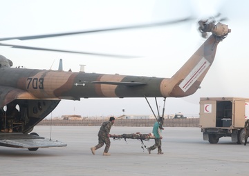 Afghan forces partner to strengthen CASEVAC procedures