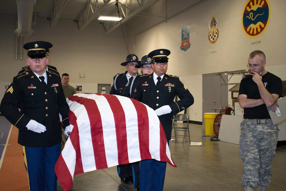 Idaho Army National Guard Soldiers earn honor guard tabs