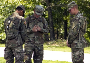 Devoted chaplain supports trainees