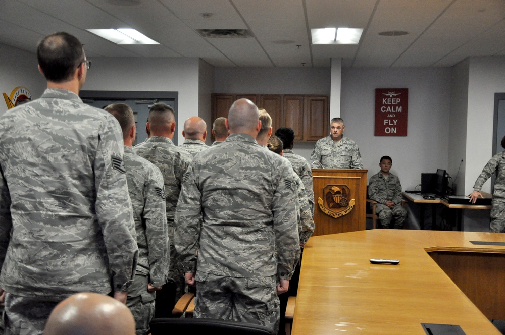 442d Maintenance Group NCO/SNCO induction ceremony