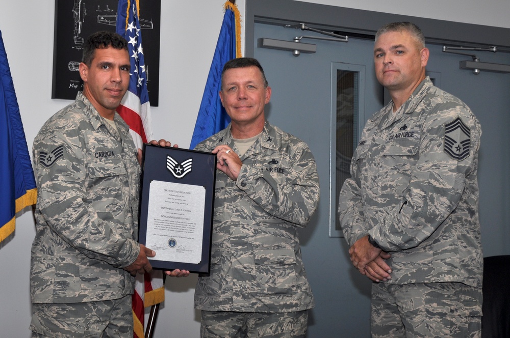 442d Maintenance Group NCO/SNCO induction ceremony