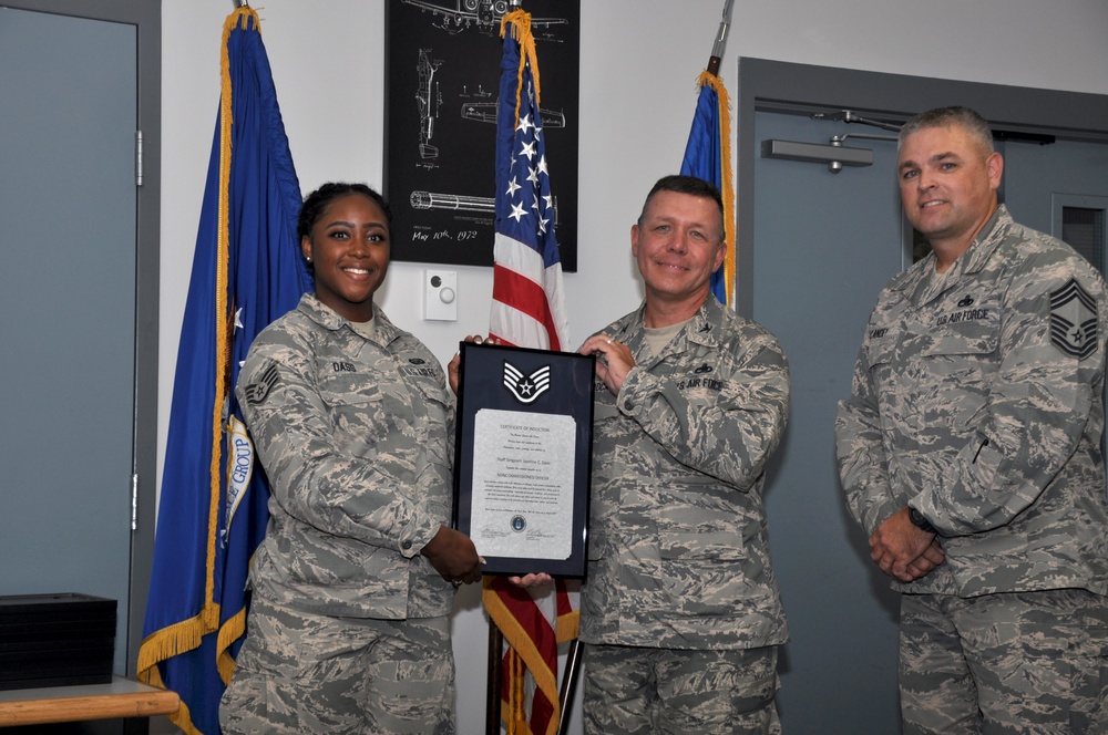 442d Maintenance Group NCO/SNCO induction ceremony