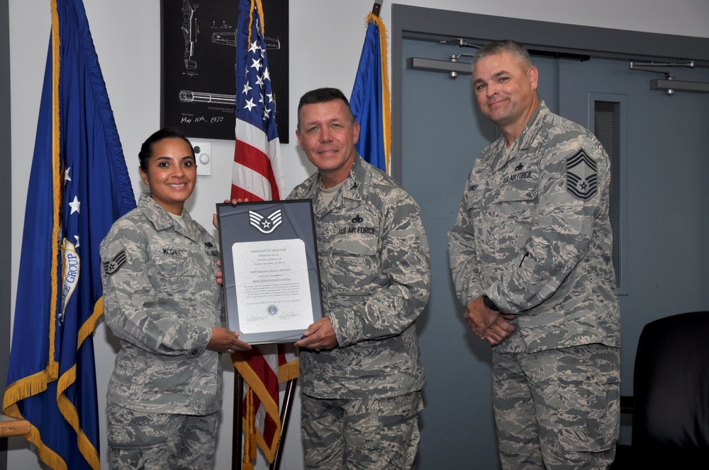 442d Maintenance Group NCO/SNCO induction ceremony