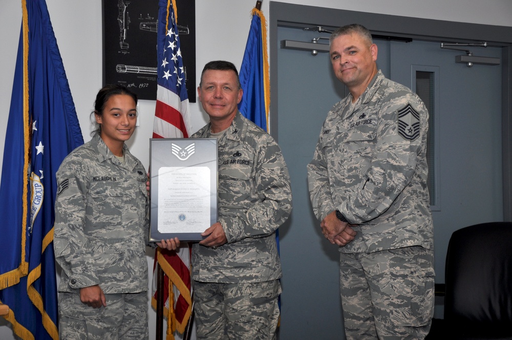 442d Maintenance Group NCO/SNCO induction ceremony