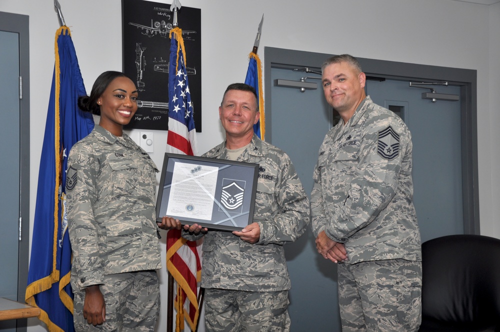 442d Maintenance Group NCO/SNCO induction ceremony