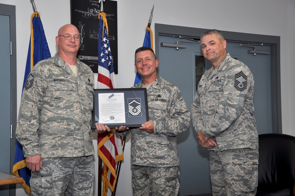 442d Maintenance Group NCO/SNCO induction ceremony