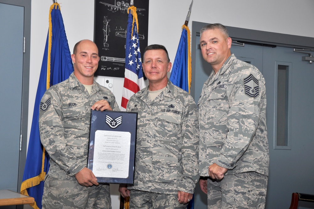 442d Maintenance Group NCO/SNCO induction ceremony