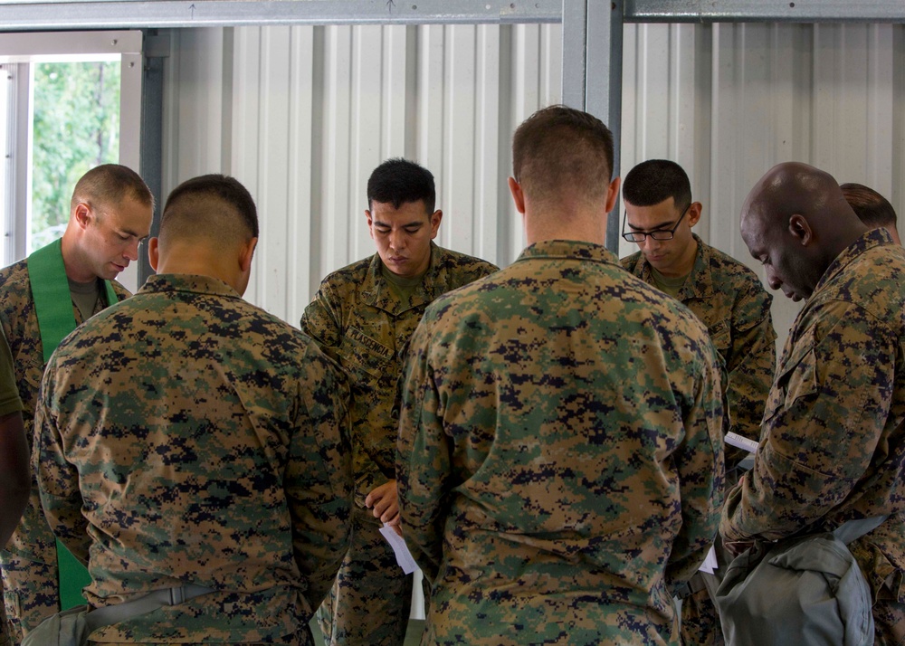 Religious ministry team visits Marines and Sailors during RUT