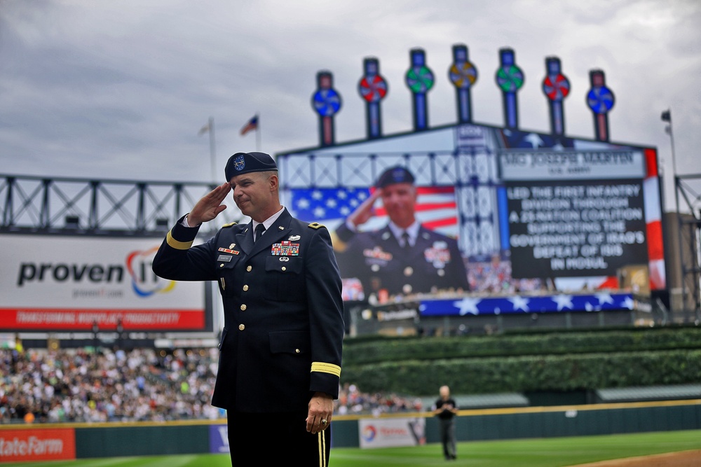 ‘Big Red One’ celebrates centennial in Chicago