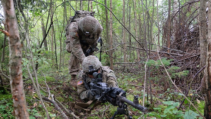 Battle Group Poland Scouts Live Fire August 28